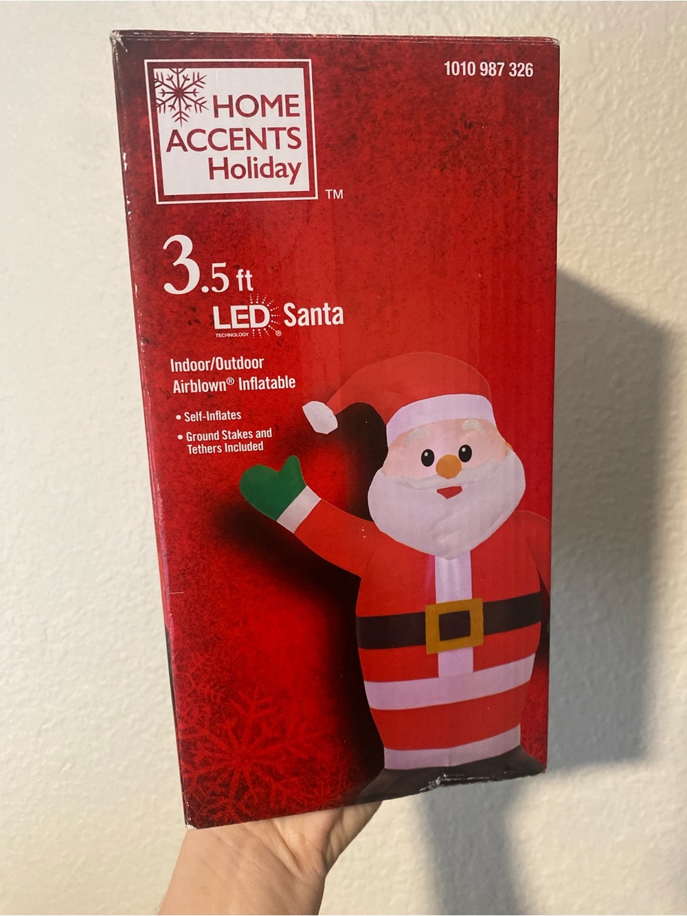 3.5 foot Blow Up Santa inflatable